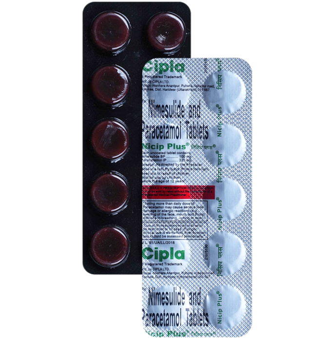 Nicip Plus Tablet (Strip of 10 Tablets)